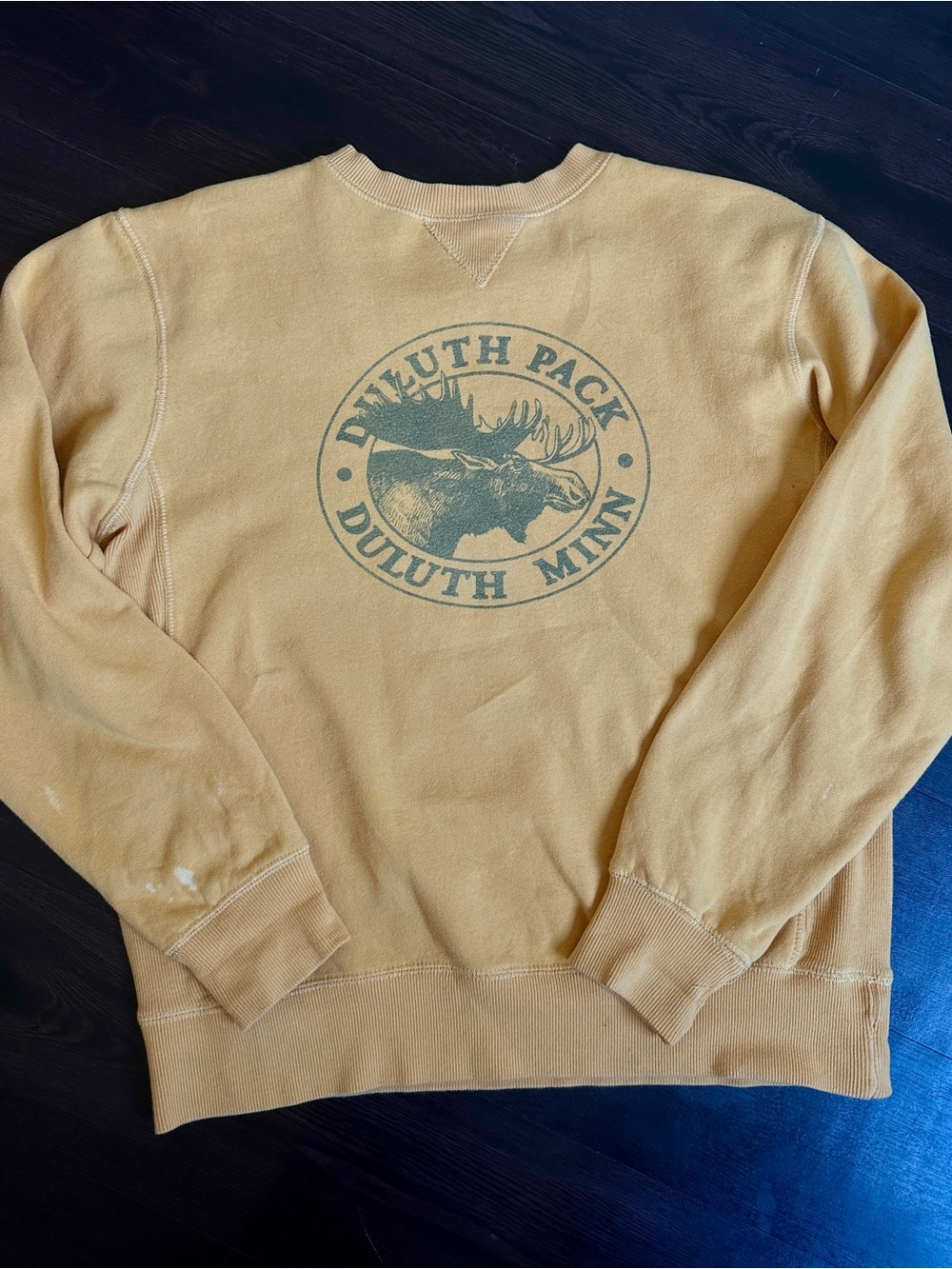 Women’s Duluth Pack Yellow Graphic Crewneck Sweatshirt